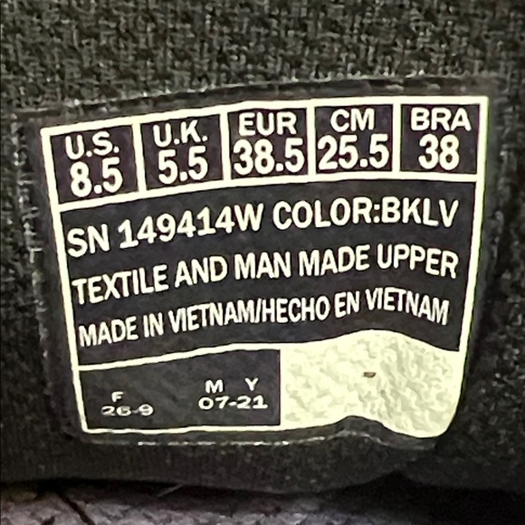 Sketchers Arch Fit Air Cooled Comfy Wave Womens Size 8.5 Black Lavender - Picture 11 of 14